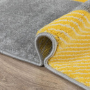 Турецкий овальный ковёр  L267A L.GREY/YELLOW 