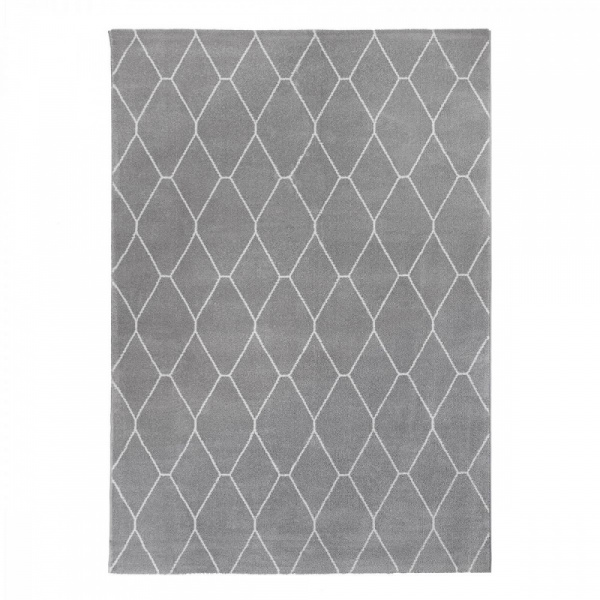 Турецкий прямоугольный ковёр  09268A White/L.Grey