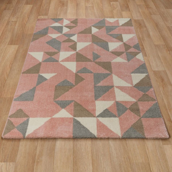 Турецкий прямоугольный ковёр  0B111A L.Pink/L.Pink