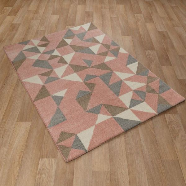 Турецкий прямоугольный ковёр  0B111A L.Pink/L.Pink