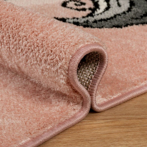 Турецкий прямоугольный ковёр  0B114A L.Pink/L.Pink