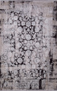 Турецкий прямоугольный ковёр 17102 L.GREY / D.GREY