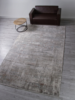 Турецкий прямоугольный ковёр B859G2 CREAM / L.GREY