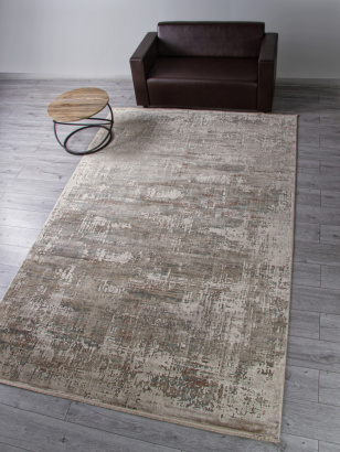 Турецкий прямоугольный ковёр B859J2 CREAM / L.GREY