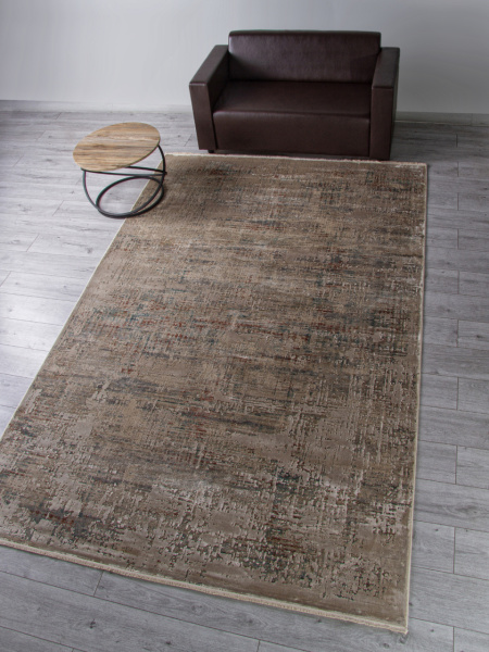 Турецкий прямоугольный ковёр B859J2 CREAM / L.GREY