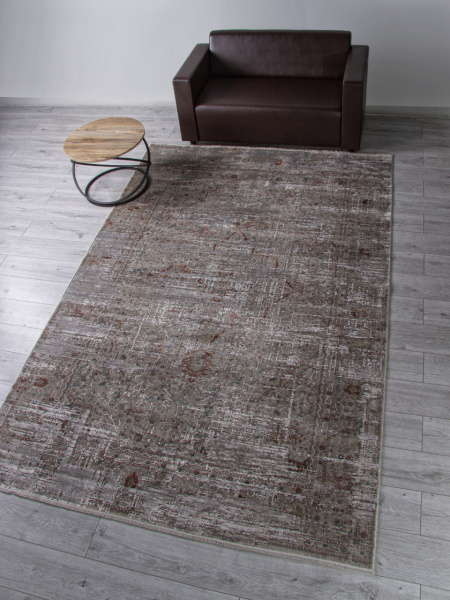 Турецкий прямоугольный ковёр B860G2 CREAM / L.GREY