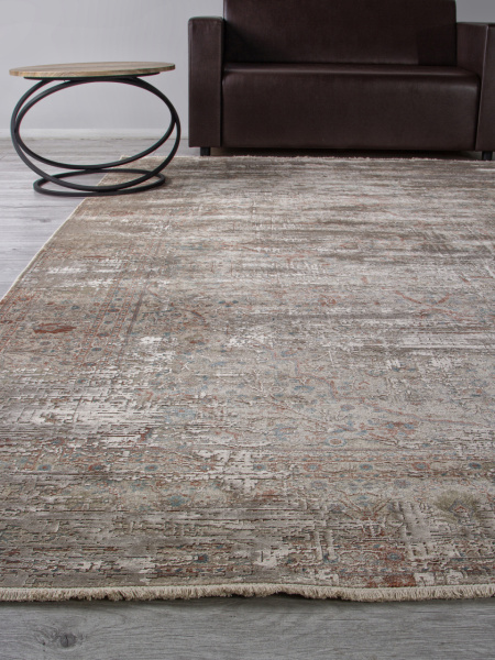 Турецкий прямоугольный ковёр B860J2 CREAM / L.GREY