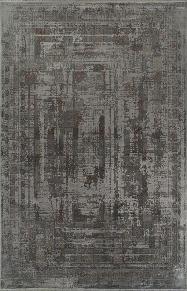 Турецкий прямоугольный ковёр G078G2 D.GREY / BEIGE