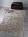 Турецкий прямоугольный ковёр G078J2 D.GREY / BEIGE