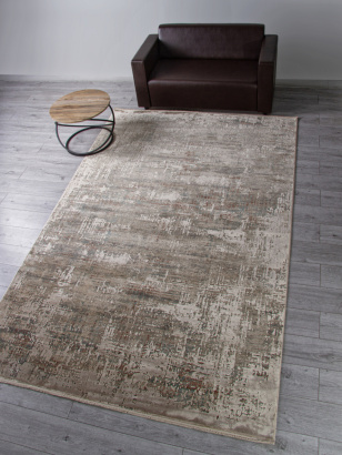 Турецкий прямоугольный ковёр G381J2 BEIGE / D.GREY