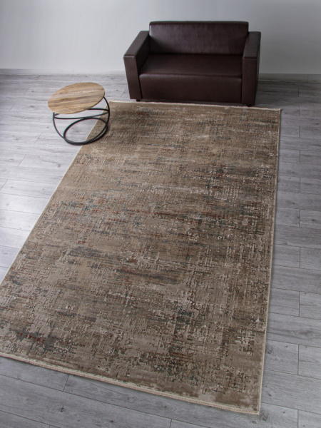 Турецкий прямоугольный ковёр G381J2 BEIGE / D.GREY