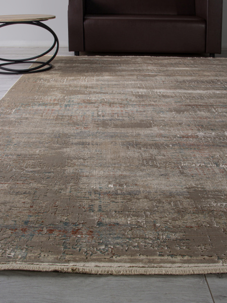 Турецкий прямоугольный ковёр G381J2 BEIGE / D.GREY