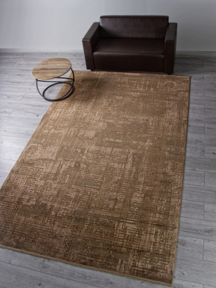 Турецкий прямоугольный ковёр G381K2 BEIGE / D.GREY