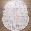 Турецкий овальный ковёр B428F-L-GRAY1/BLUE