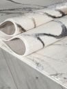 Турецкий прямоугольный ковёр 02743C BEIGE / GREY