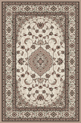 Турецкий прямоугольный ковёр L051 BEIGE