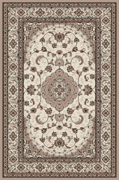 Турецкий прямоугольный ковёр L051 BEIGE