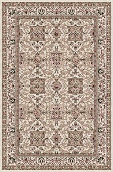Турецкий прямоугольный ковёр L052 CREAM