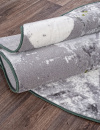 Турецкий овальный ковёр S110B KOYU GREY COKEN / GREEN