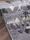 Турецкий прямоугольный ковёр S110B KOYU GREY COKEN / GREEN