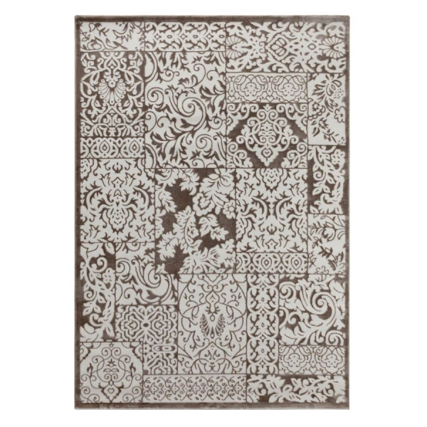 Турецкий прямоугольный ковёр  5762 D.TAUPE/D.TAUPE
