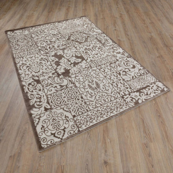 Турецкий прямоугольный ковёр  5762 D.TAUPE/D.TAUPE