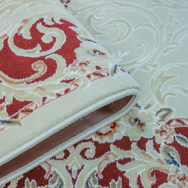 Турецкий прямоугольный ковёр  1516 Cream Red