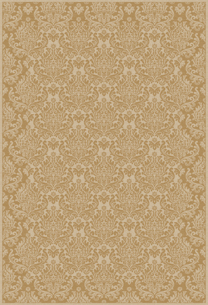 Российский прямоугольный ковёр D716 BEIGE