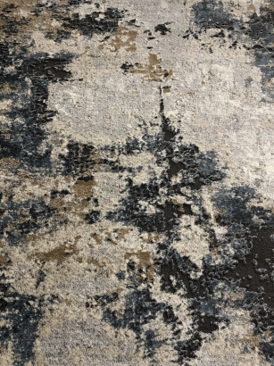 Российский прямоугольный ковёр D742 BEIGE-BLUE