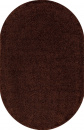Российский овальный ковёр s600 BROWN
