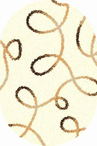 Российский овальный ковёр s612 CREAM