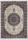 Российский прямоугольный ковёр d205 CREAM-BLUE