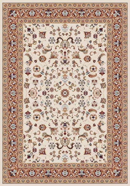 Российский прямоугольный ковёр d210 CREAM-TERRA 2