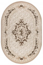 Турецкий овальный ковёр D425KBEIGE - BROWN