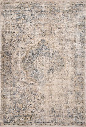 Турецкий прямоугольный ковёр L0216B CREAM