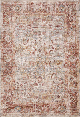 Турецкий прямоугольный ковёр L0218A CREAM