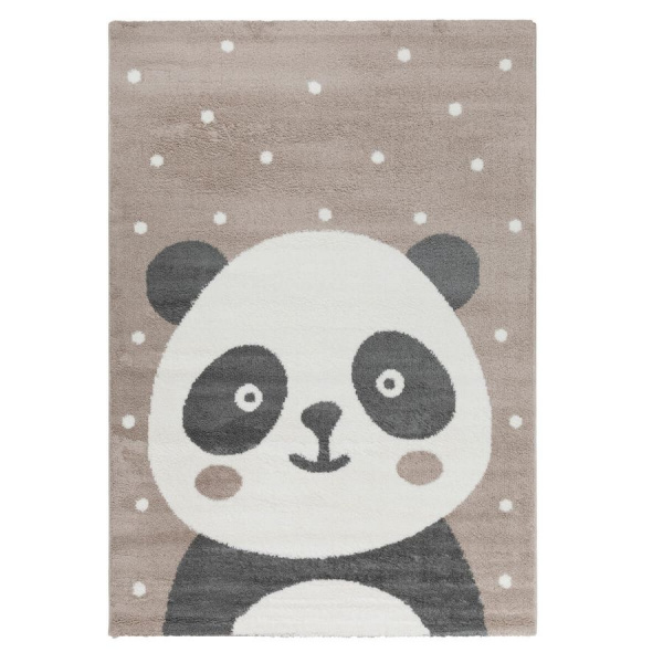 Турецкий прямоугольный ковёр  H524A P.BEIGE/P.WHITE