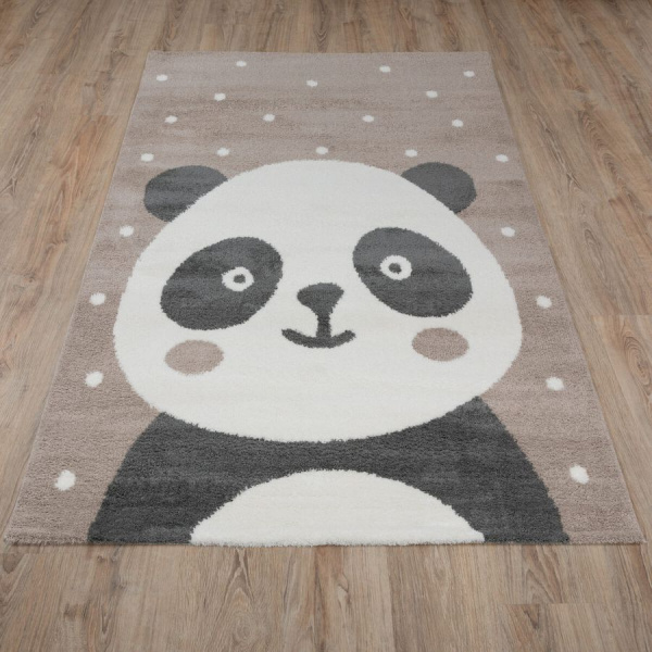 Турецкий прямоугольный ковёр  H524A P.BEIGE/P.WHITE