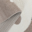Турецкий прямоугольный ковёр  H524A P.BEIGE/P.WHITE