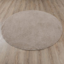 Турецкий круглый ковёр  PC00A BEIGE/BEIGE 