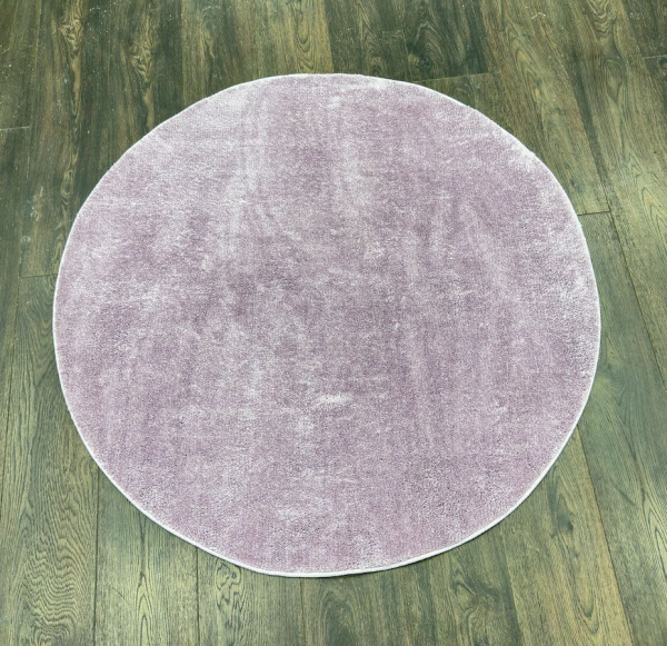Турецкий круглый ковёр  PC00A LILAC/LILAC 