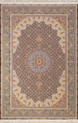 Иранский прямоугольный ковёр Stareh BROWN