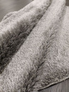 Ковер белорусский с высоким ворсом овальный серый