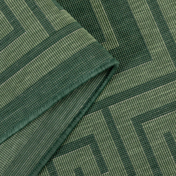 Турецкий прямоугольный ковёр  62101 D.GREEN/L.GREEN