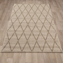 Турецкий прямоугольный ковёр  A0601 BEIGE/BROWN