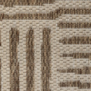 Турецкий прямоугольный ковёр  F8651 BROWN/BEIGE