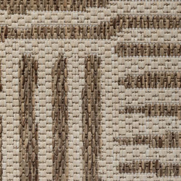 Турецкий прямоугольный ковёр  F8651 BROWN/BEIGE