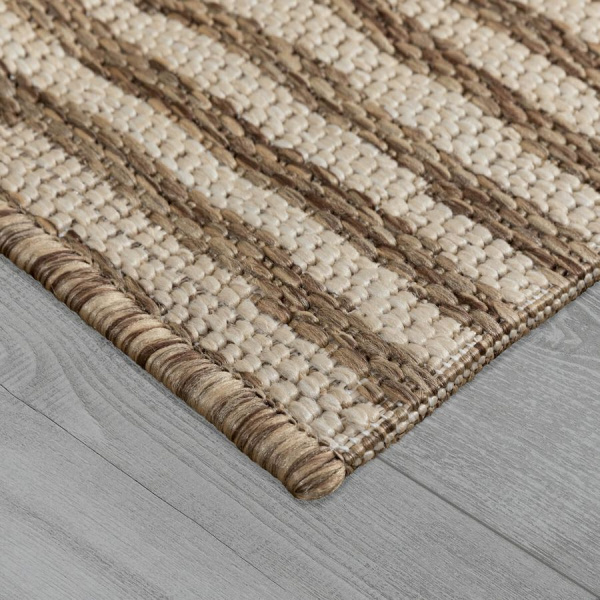 Турецкий прямоугольный ковёр  F8651 BROWN/BEIGE