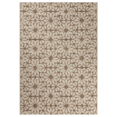 Турецкий прямоугольный ковёр  F8681 BROWN/BEIGE