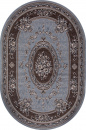 Российский овальный ковёр 5444 BLUE-BROWN 2